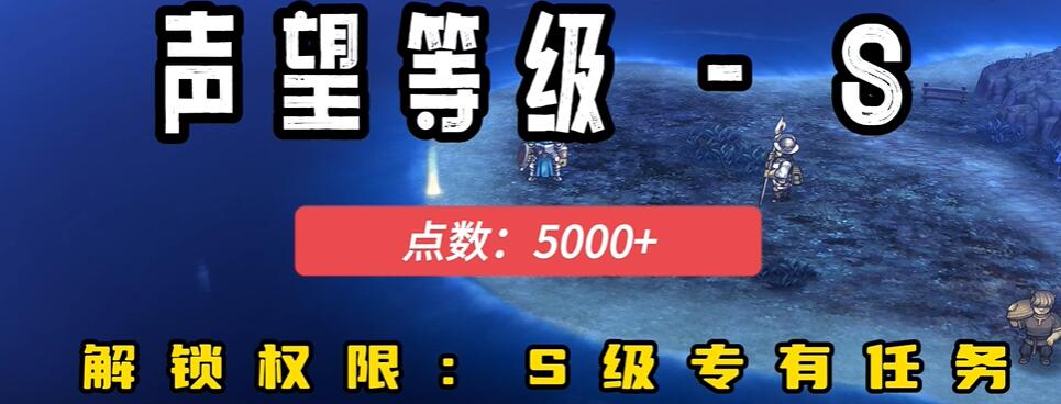 圣兽之王声望等级